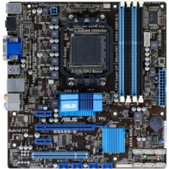 M5A88-M - Asus AMD 880G SB850 Chipset FX Phenom II Athlon II Sempron 100 Series Processors Socket AM3+ micro-ATX Motherboard