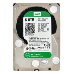 WD60EZRX - Western Digital Green 6TB SATA 6Gb/s Intellipower 64MB Cache 3.5-inch Hard Drive