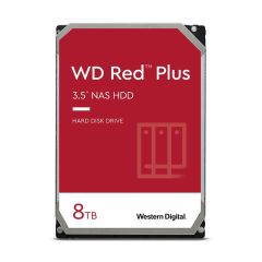 WD80EFZZ - Western Digital Red Plus 8TB 7200RPM SATA 6Gbps 128MB Cache (512e) 3.5-inch Hard Disk Drive